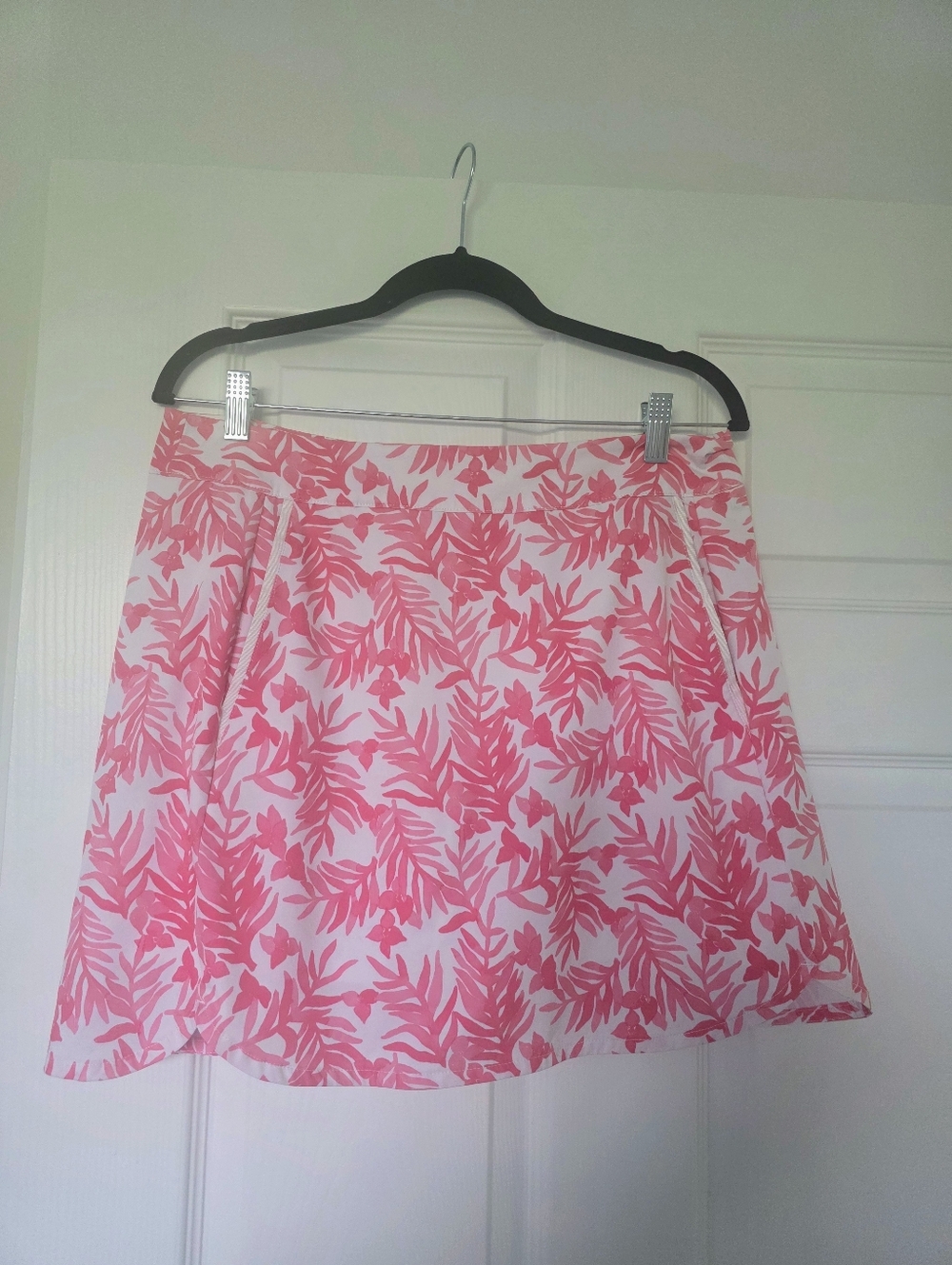 VINEYARD VINE Women's Pink Floral A-Line SKORT